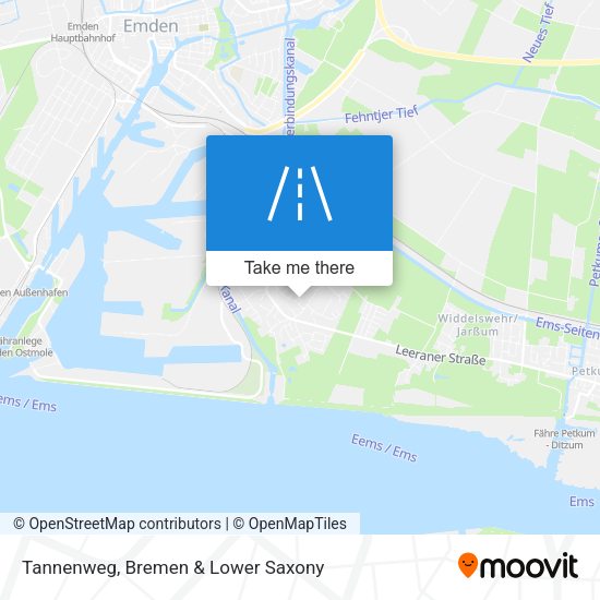 Tannenweg map