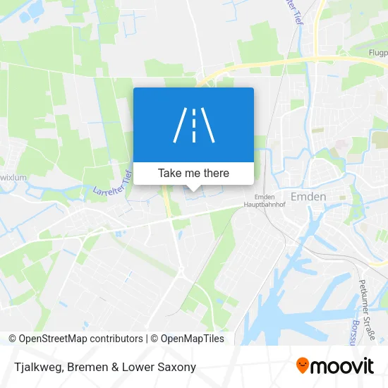 Карта Tjalkweg