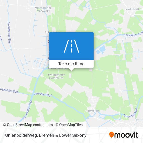 Uhlenpolderweg map