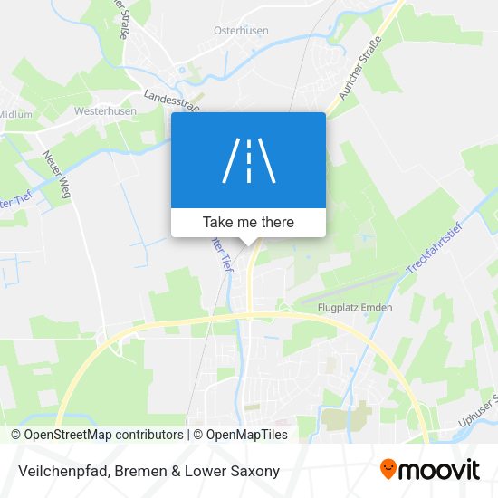 Veilchenpfad map