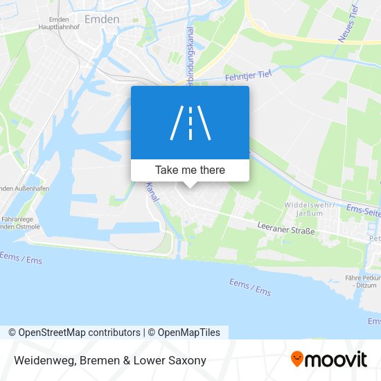 Weidenweg map