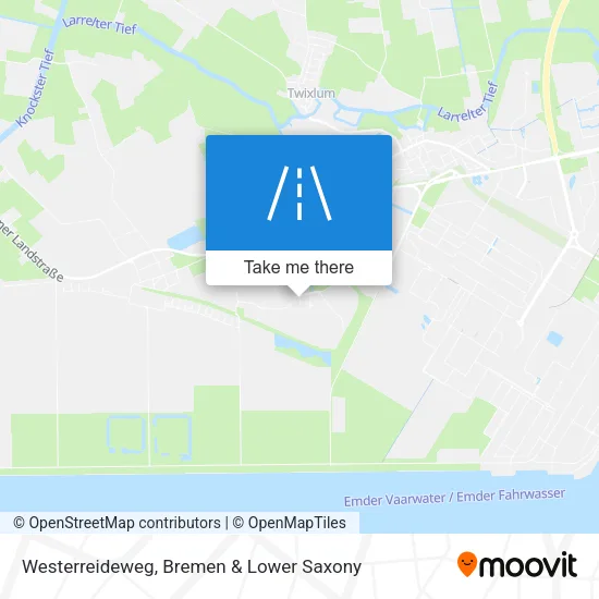 Карта Westerreideweg
