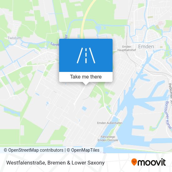 Westfalenstraße map