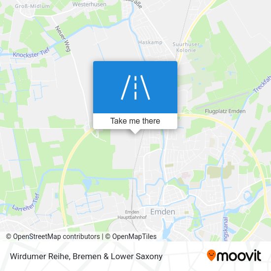 Wirdumer Reihe map