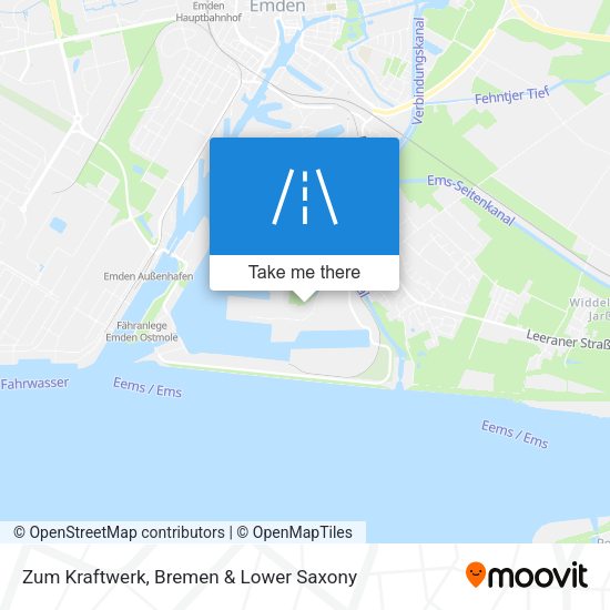 Zum Kraftwerk map