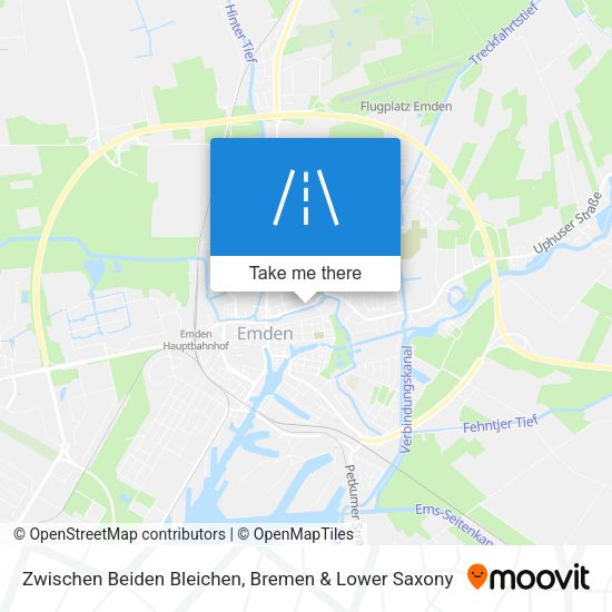 Zwischen Beiden Bleichen map