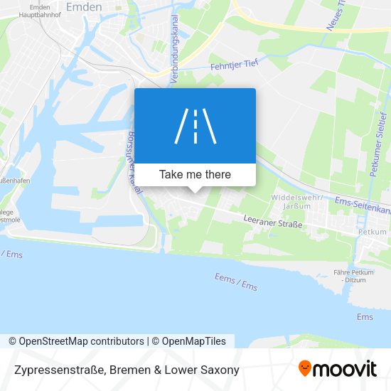 Zypressenstraße map