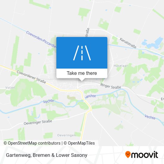 Gartenweg map