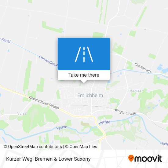 Kurzer Weg map