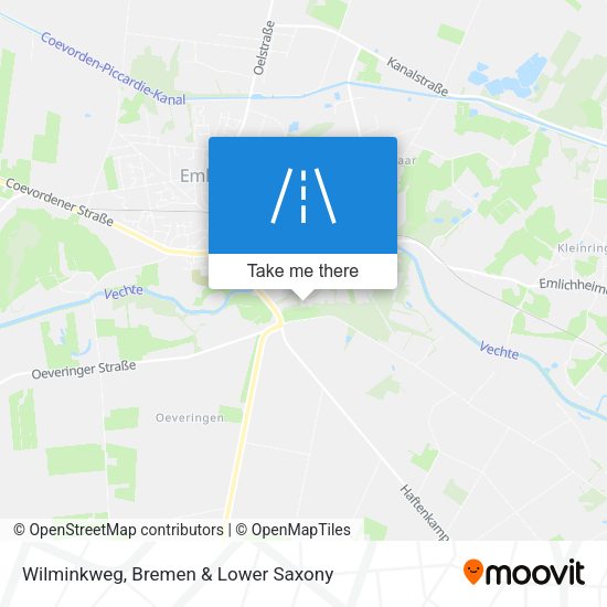 Wilminkweg map