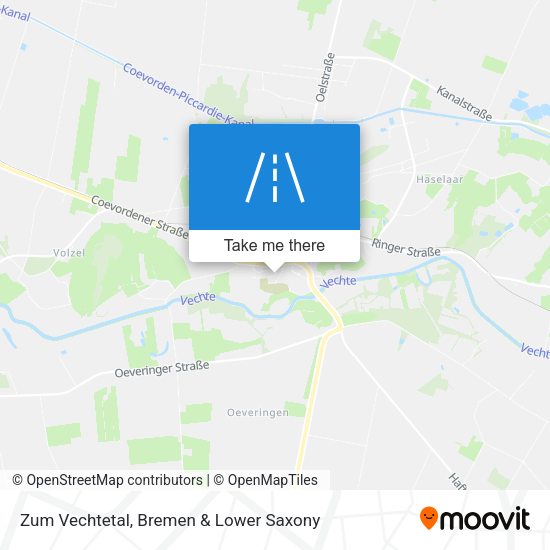 Zum Vechtetal map