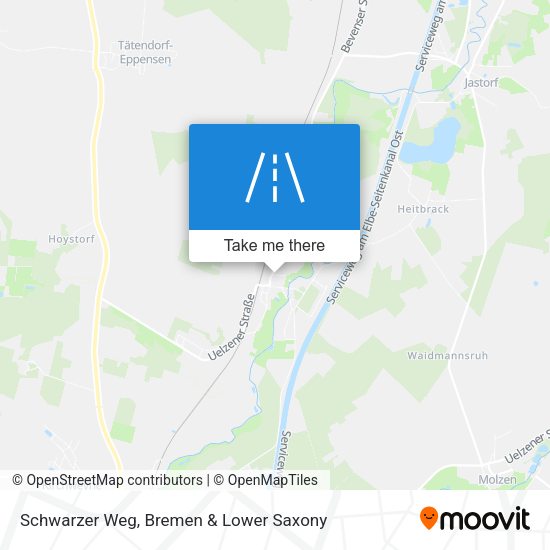 Schwarzer Weg map