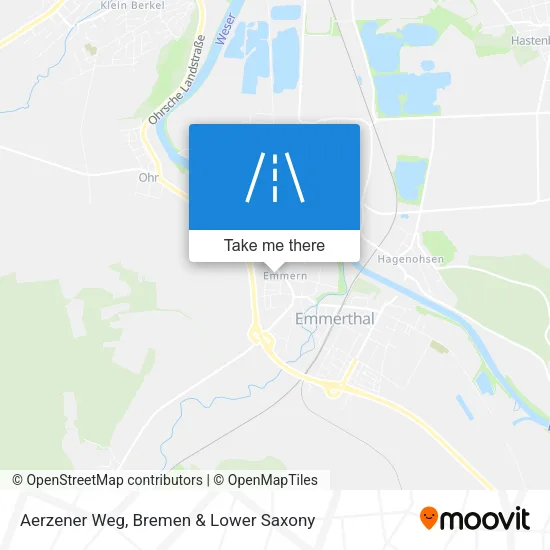 Карта Aerzener Weg