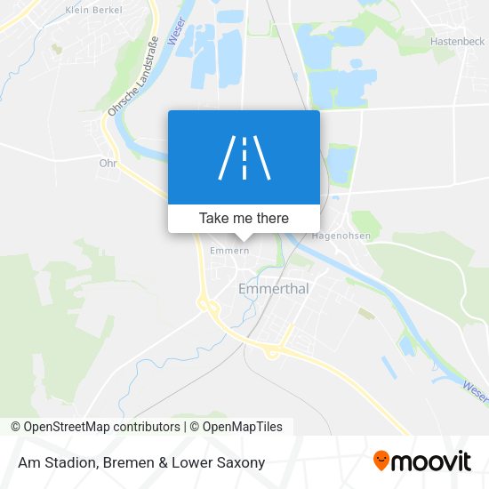 Am Stadion map