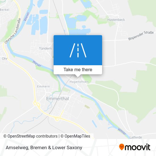 Amselweg map