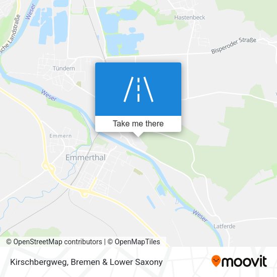 Kirschbergweg map