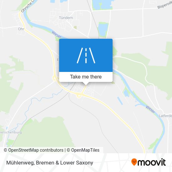 Mühlenweg map