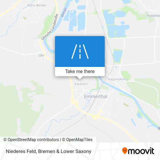 Niederes Feld map