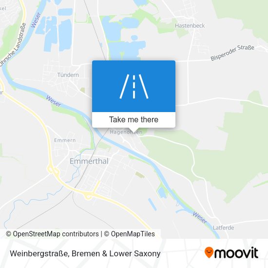 Weinbergstraße map