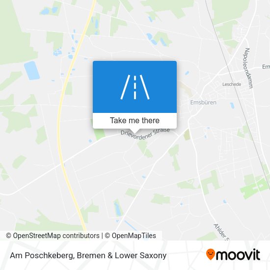 Am Poschkeberg map