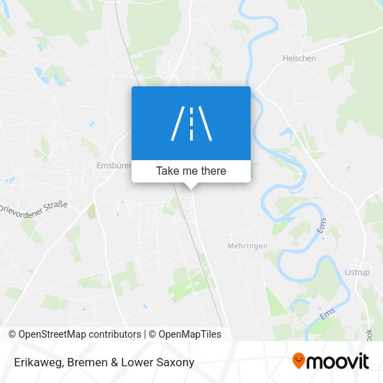 Erikaweg map