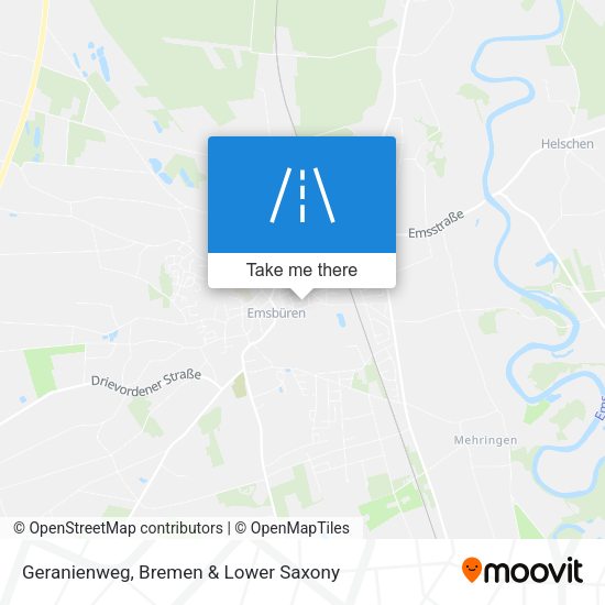Geranienweg map