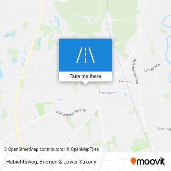 Habichtsweg map