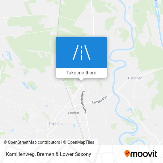 Kamillenweg map