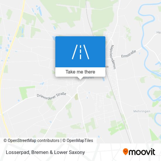 Losserpad map