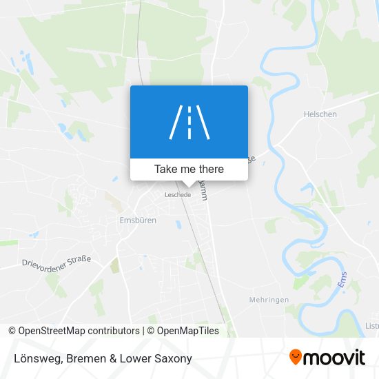 Lönsweg map