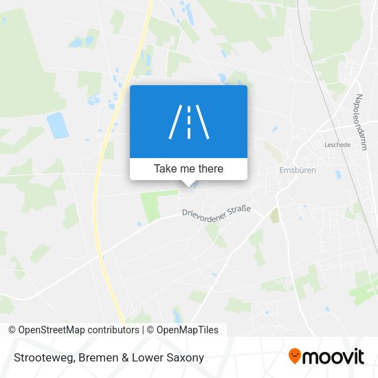 Strooteweg map