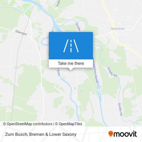 Zum Busch map