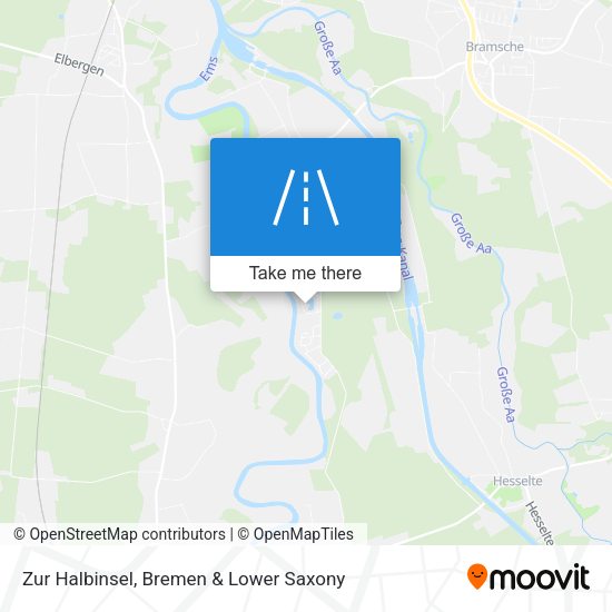 Zur Halbinsel map