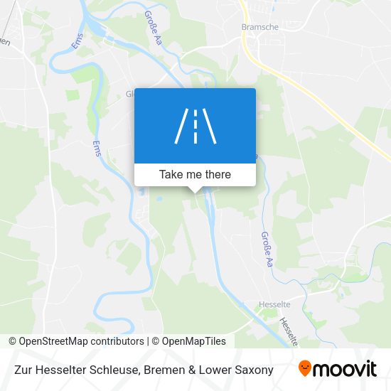 Zur Hesselter Schleuse map