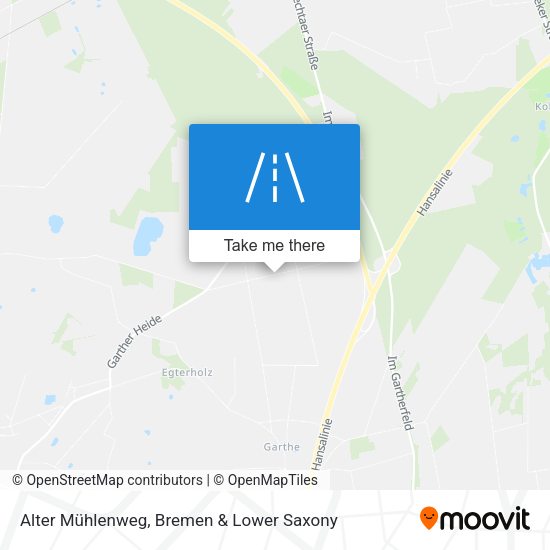 Alter Mühlenweg map