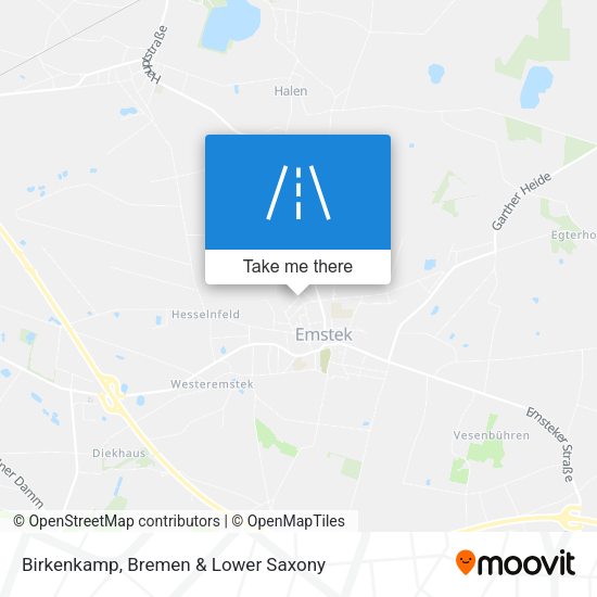 Birkenkamp map