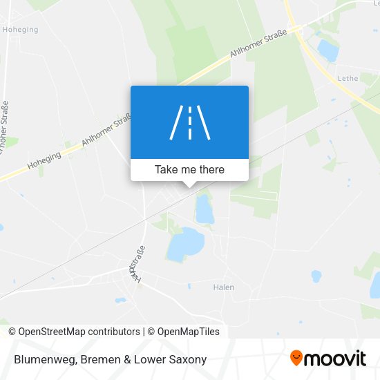 Blumenweg map