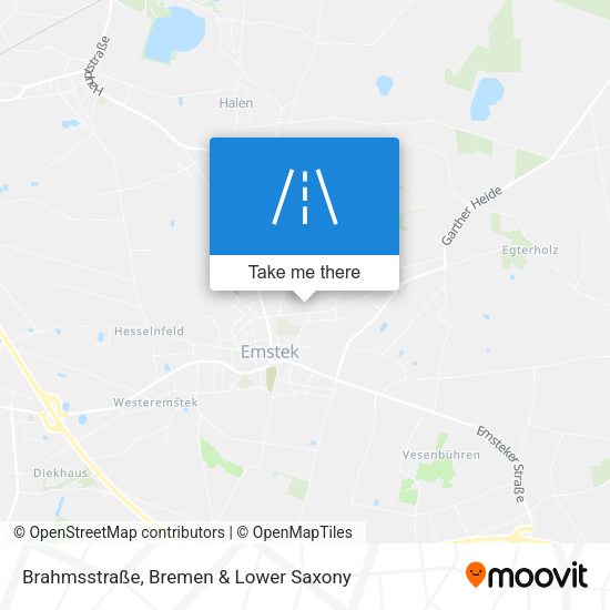 Brahmsstraße map