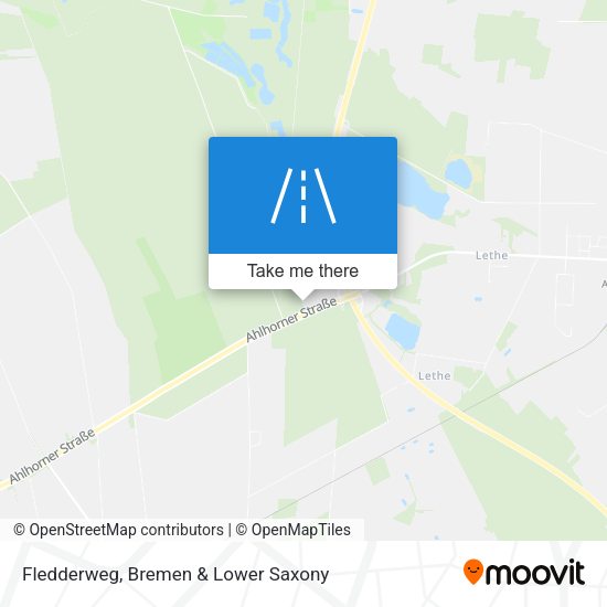 Fledderweg map