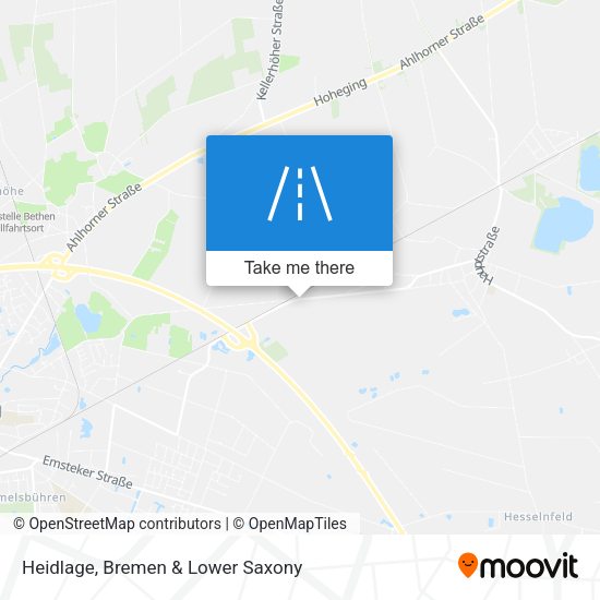 Heidlage map