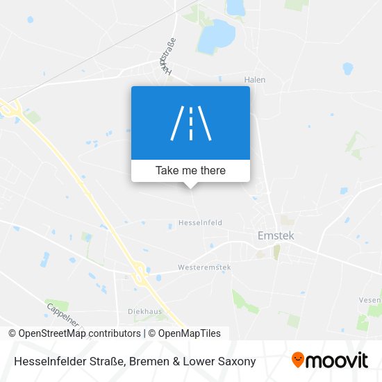 Hesselnfelder Straße map