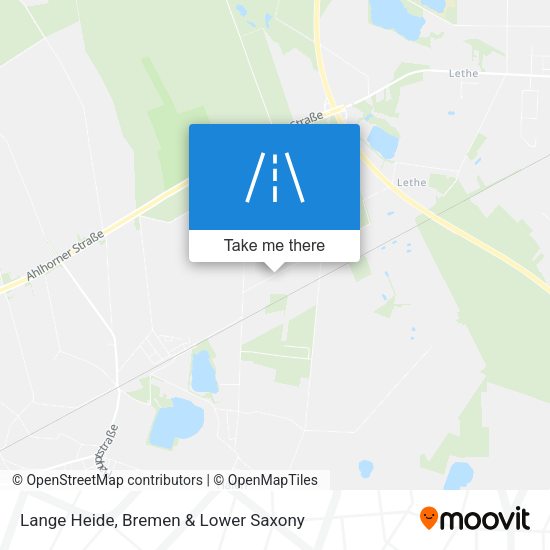 Lange Heide map