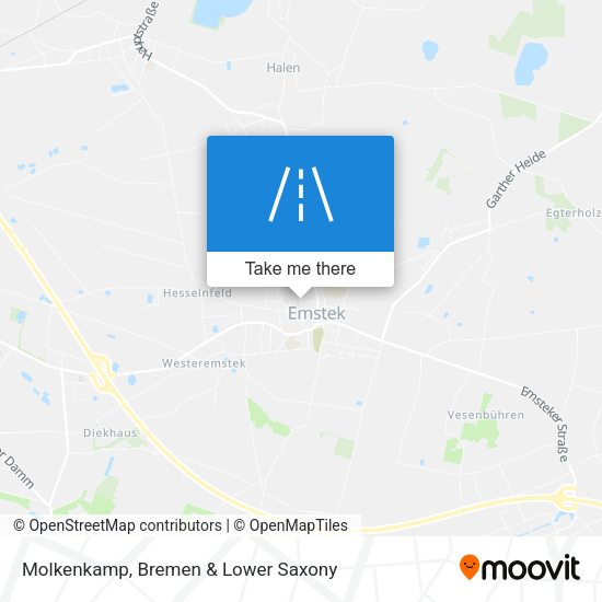 Molkenkamp map
