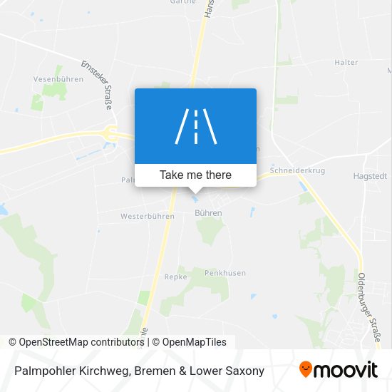 Palmpohler Kirchweg map