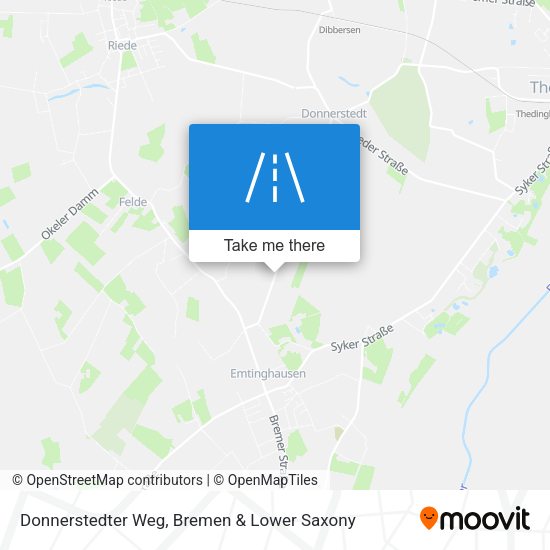 Donnerstedter Weg map