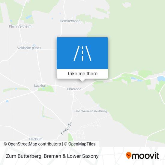 Zum Butterberg map