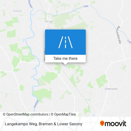 Langekamps Weg map