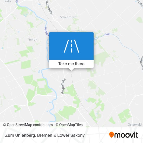 Zum Uhlenberg map