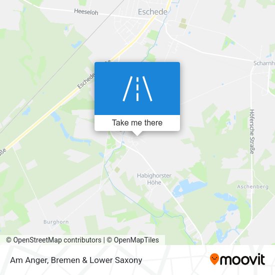 Am Anger map
