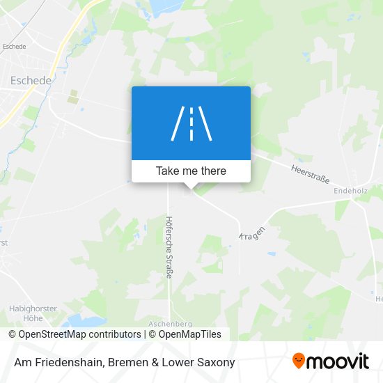 Am Friedenshain map